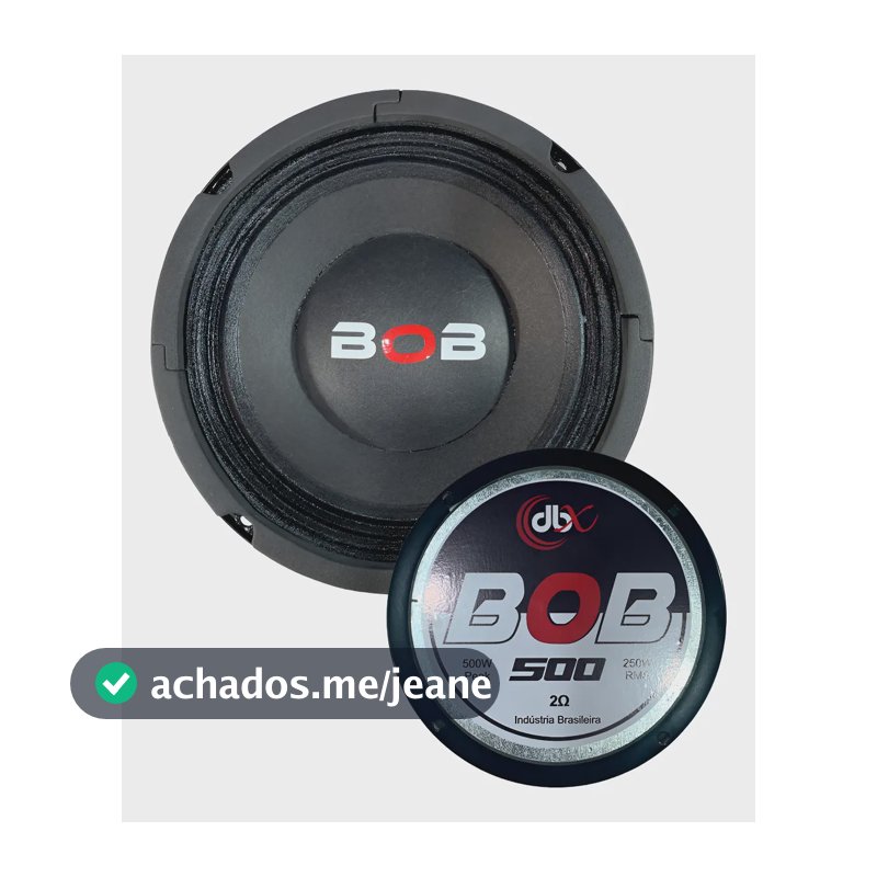 Alto Falante Linha Bob Grave Dbx 6  250w 2 Ohms Boca Médio Preto