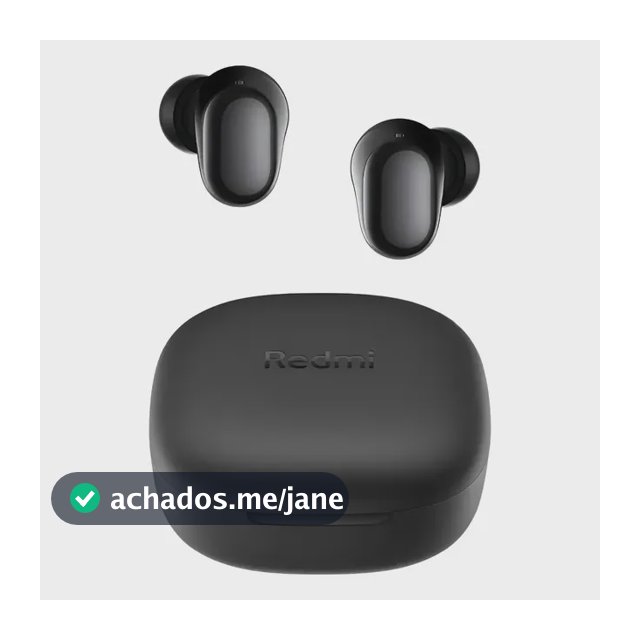 Fone de Ouvido Bluetooth Xiaomi Redmi Buds 6 Play M2420E1 Preto