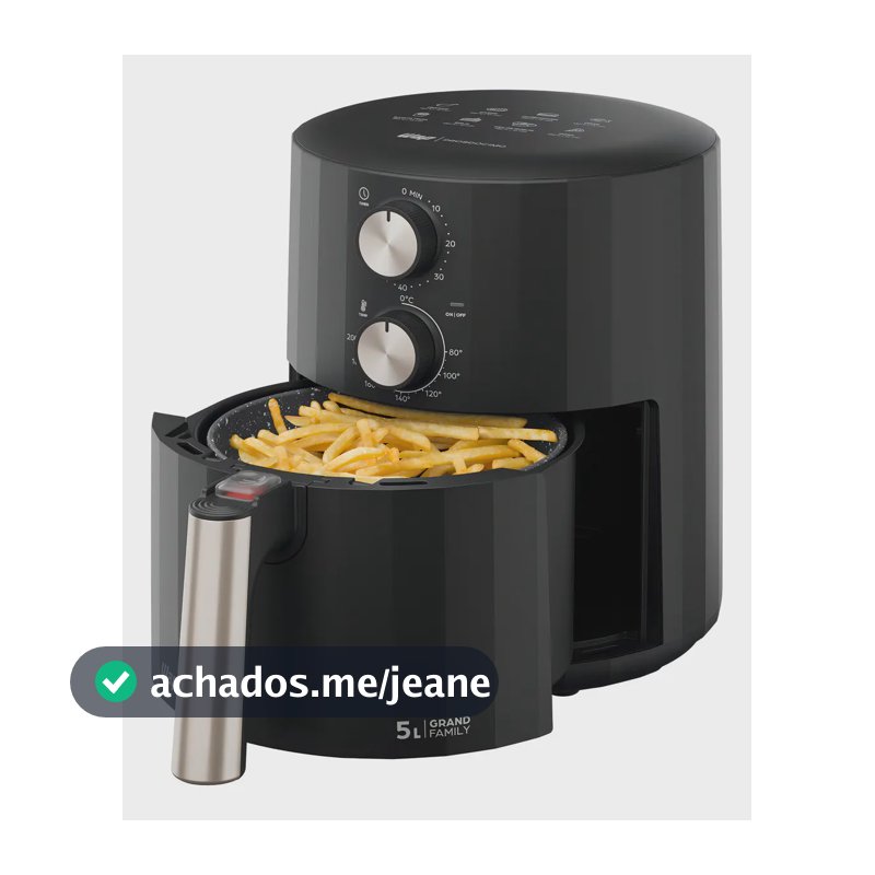 Air Fryer Wap Grand Family 5L 1500W GreyStone 127V