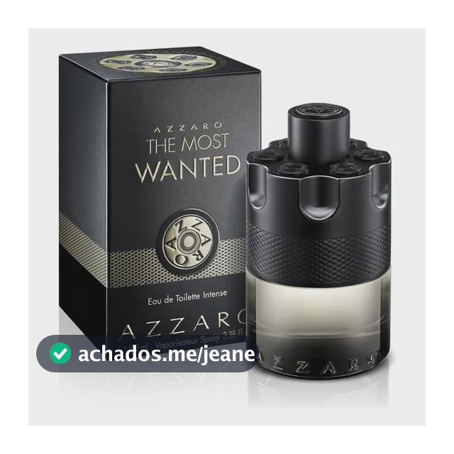 Fragrância Masculina Azzaro The Most Wanted Eau De Toilette Intense 100ml