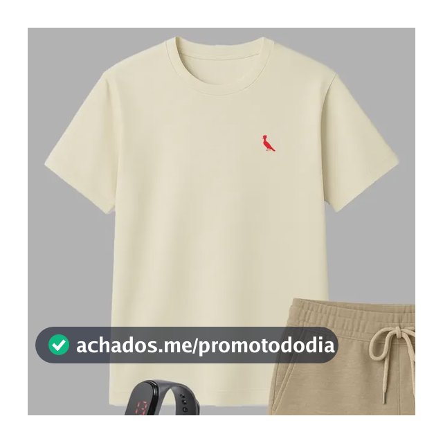 Kit Camiseta Masculina E Short Reserva Moletinho + Brinde