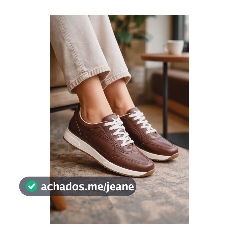 Tenis Vizzano Feminino 1450-207 Chocolate Liso 37 Br