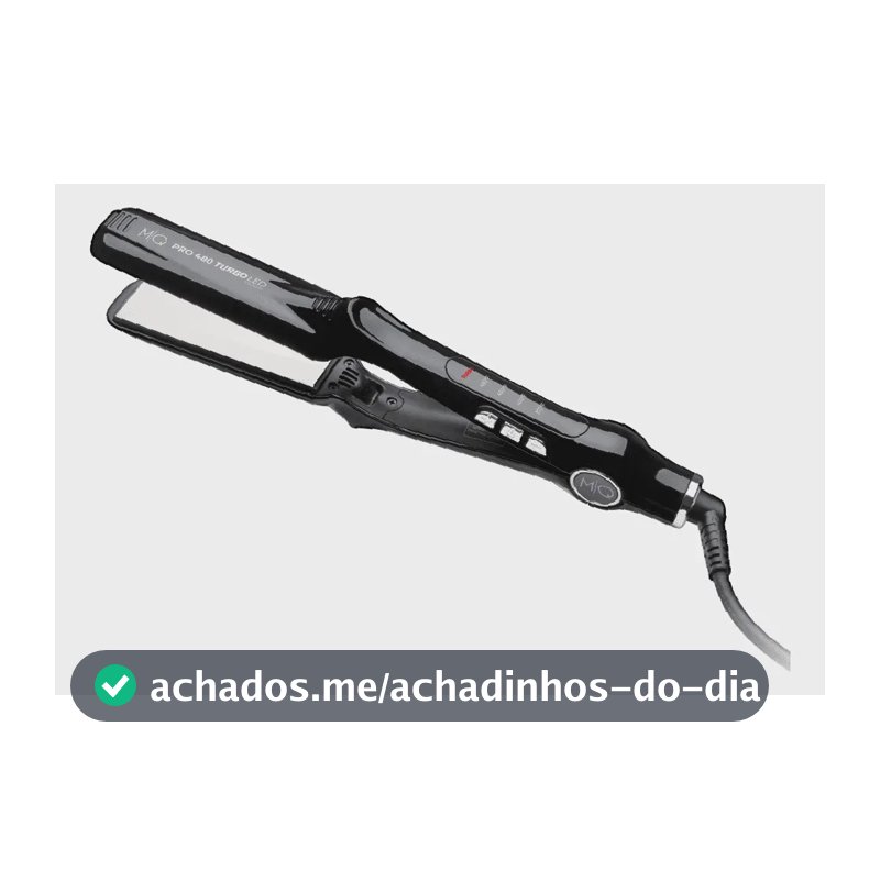 Chapinha Profissional MQ Pro 480 Turbo Cor Black E Detalhes Silver