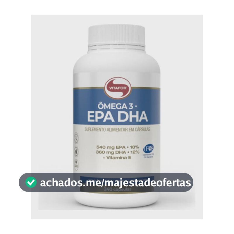 Omega 3 epa dha Vitafor + vitamina E 240cps