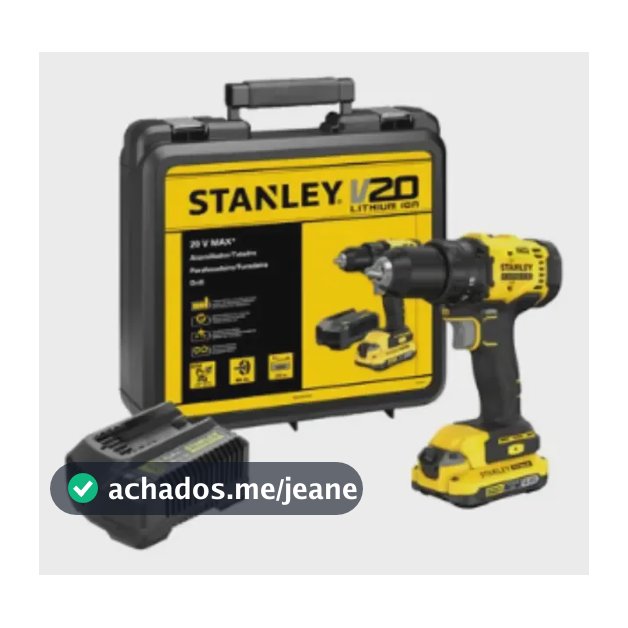 Parafusadeira Furadeira Profissional Stanley 13mm