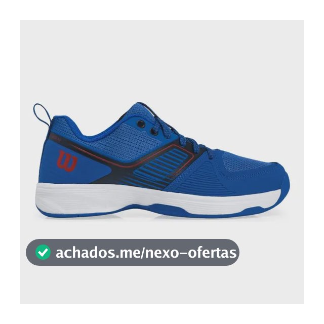Tênis Wilson Ace 3.0 All Court Azul Preto E Vermelho