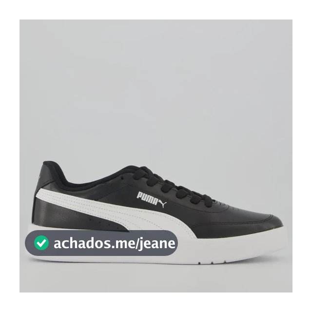 Tênis Puma Court Classic Clean Bdp Preto E Branco Preto - 41 Br