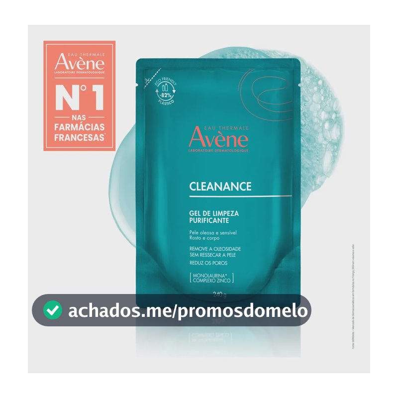 Gel de Limpeza Facial Avène Cleanance Pele Mista a Oleosa 240g