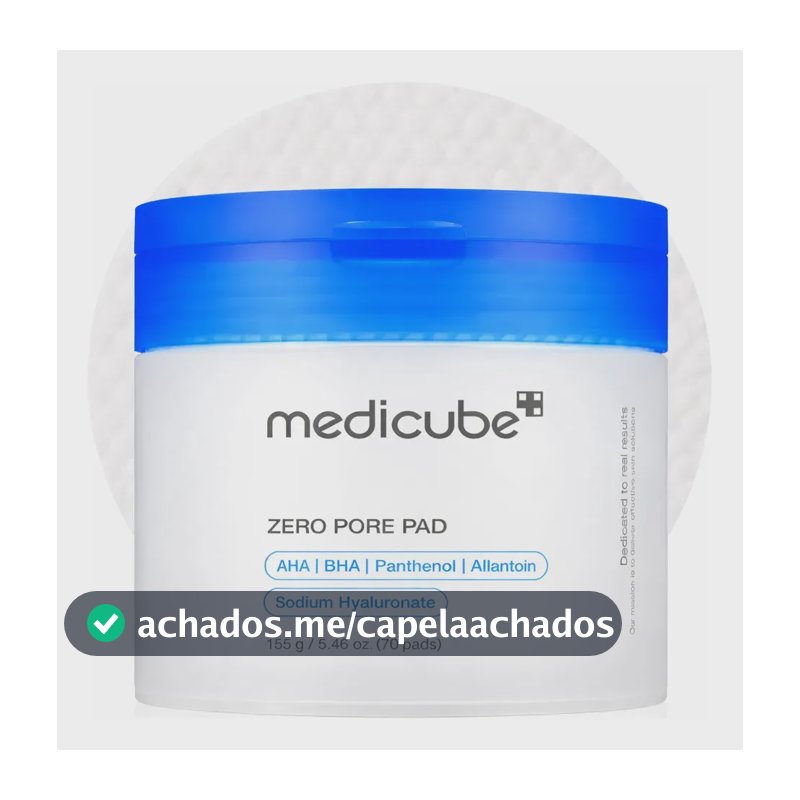 Medicube Zero Pore Pad 2.0 - 70 Almofadas Tônicas Faciais Momento de Aplicação Dia/Noite Tipo De Pele Todo Tipo De Pele