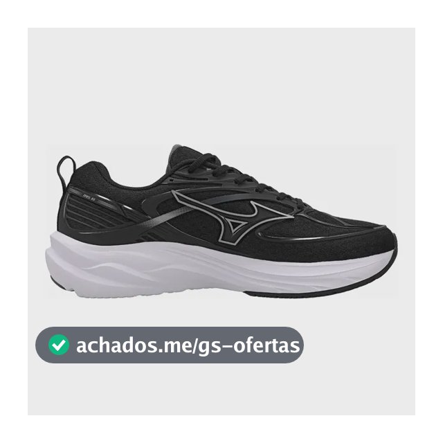 Tênis Masculino Space 6 Mizuno 90-preto Liso 40 Br