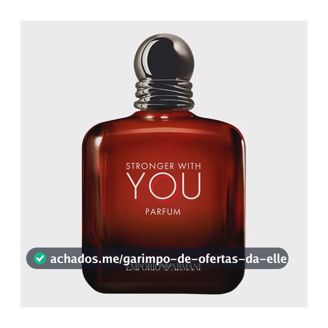 Armani Beauty Perfume Masculino Stronger With You Parfum 100ml