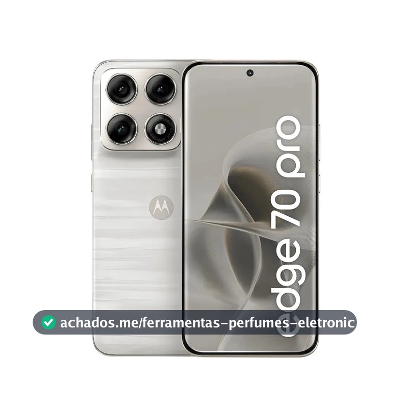 Smartphone Motorola Edge 70 Pro 5g - 256gb 12gb Ram+12gb Ram Boost, 4 Câmeras De 50mp, Tela 1.5k Extreme Amoled 144hz, Bateria 6500 Mah, Ip68/ip69 - Branco