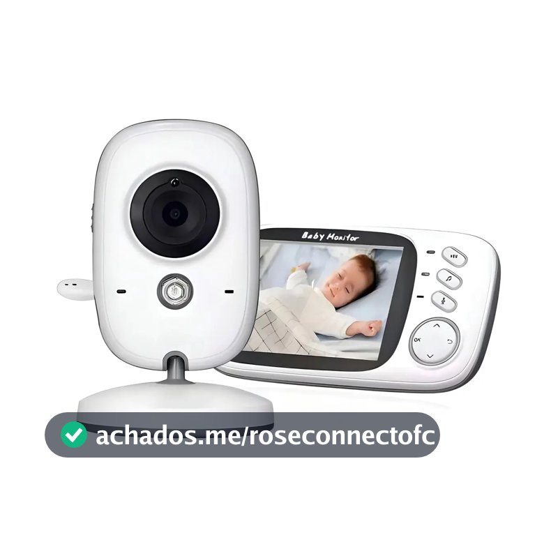 Baba Eletrônica Baby Monitor Visão Noturna Dual Audio Cor Branco G.Eye