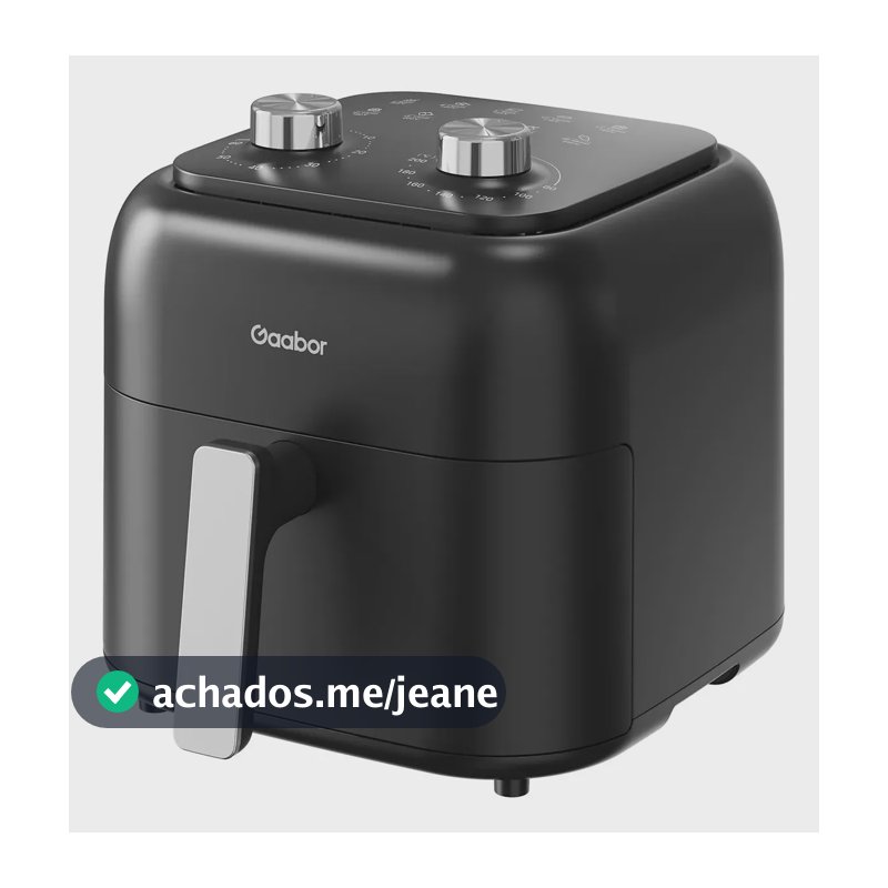 Air Fryer Fritadeira Elétrica 6,5l Af-80m02as Gaabor Preto
