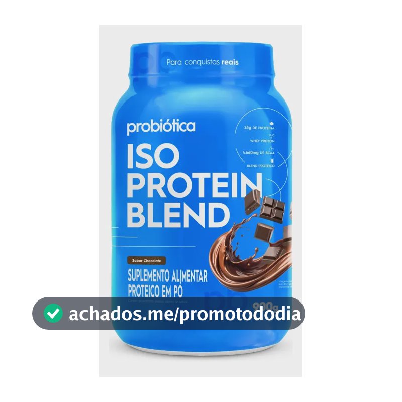 Whey protein Probiótica Iso Blend em pó sabor Chocolate x 900g