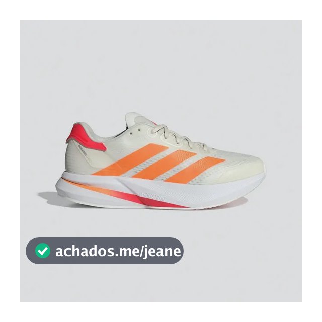 Tênis Masculino Duramo Speed 2 adidas Owhite/luor/lucred Liso 40 Br