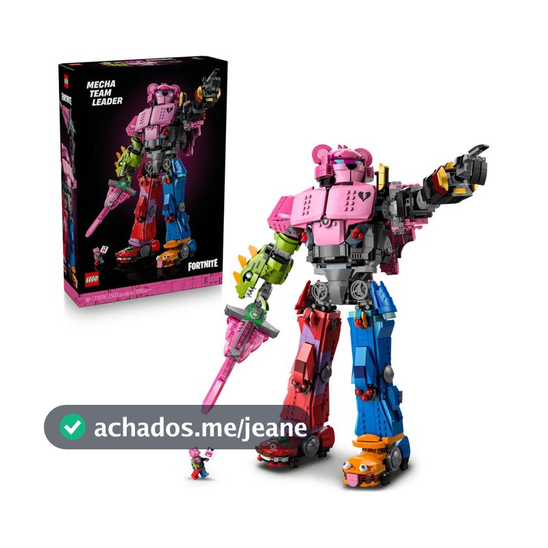 Conjunto de construção de mecha LEGO® Fortnite® Team Leader, boneco colecionável de videogame 77078