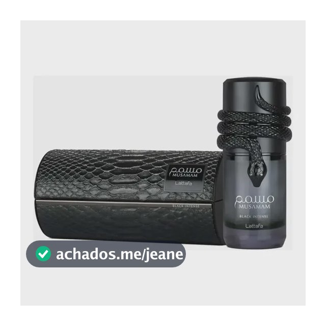 Perfume Musamam Black Intense Lattafa 100 Ml