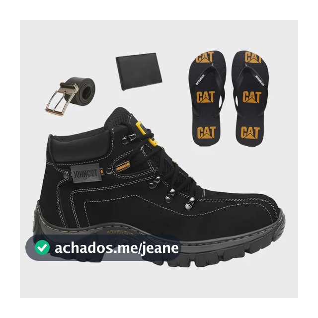 Bota Cat 2113 Masculina Coturno Médio Outono/inverno