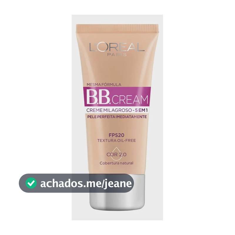 L’Oréal Paris BB Cream Dermo Expertise 5 em 1 FPS 20 Cor Clara — hidrata, uniformiza, ilumina, suaviza imperfeições e controla o brilho, com proteção UV e acabamento natural