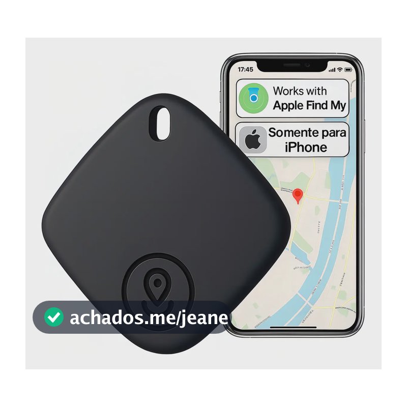 Mini Rastreador GPS Bluetooth Smart Tag Tuya Chaveiro Resistente Água