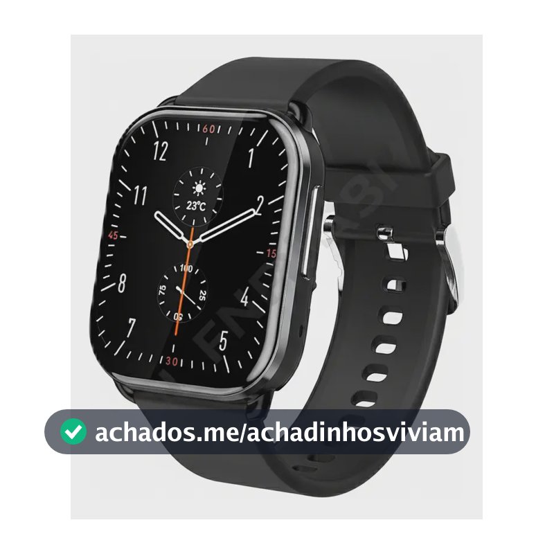 Relógio Smartwatch Qcy Watch Gs S6 Bluetooth Ipx8 Cor Preto