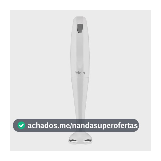 Mixer De Mão Portátil Branco 200w Com Copo 700ml MIX1002 Elgin