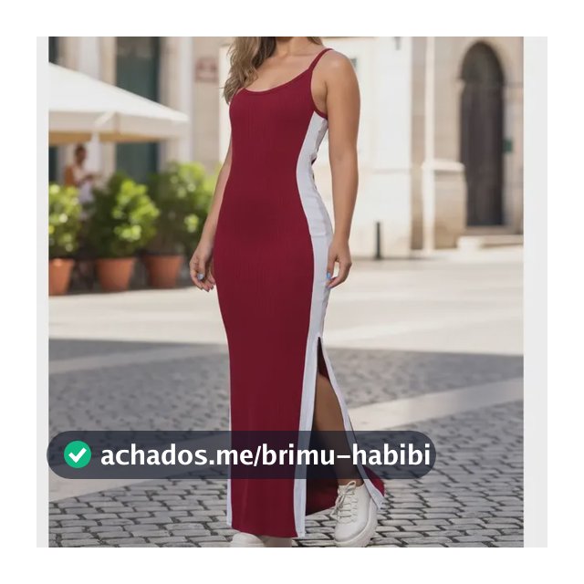 Vestido Midi Canelado Alcinha Faixa Lateral Estilo Casual