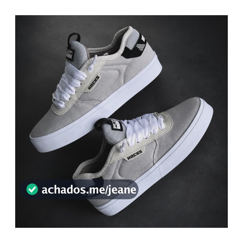 Tênis Hocks Flat Core Cascalho Lona Unissex Original Skate Cascalho Flat Core 36 Br