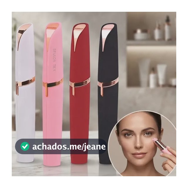 Depilador Facial Caneta Portátil Sobrancelhas E Rosto 5% Off
