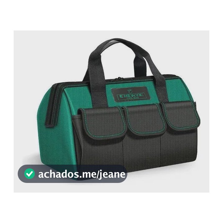 Bolsa De Ferramentas Forte Durável Lona Engrossa 14 Polegada Verde