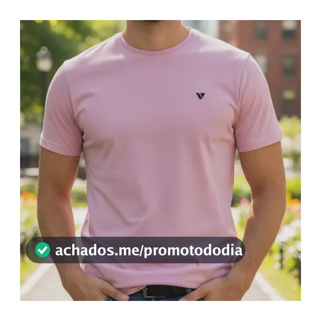 Camiseta Masculina Camisas Slim Voker 100% Algodão Atacado