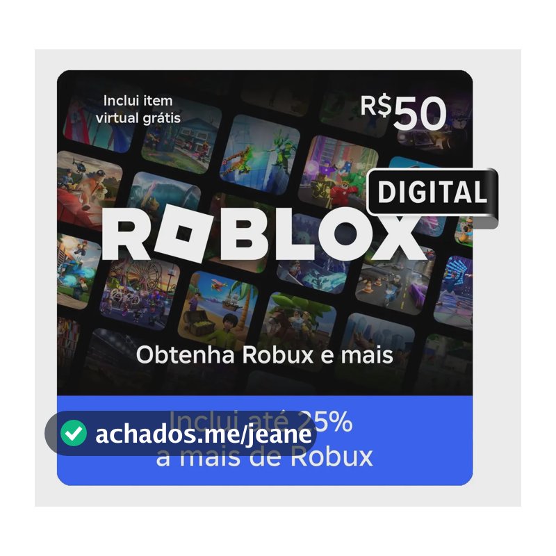 Roblox R$ 50 eGift (Digital)