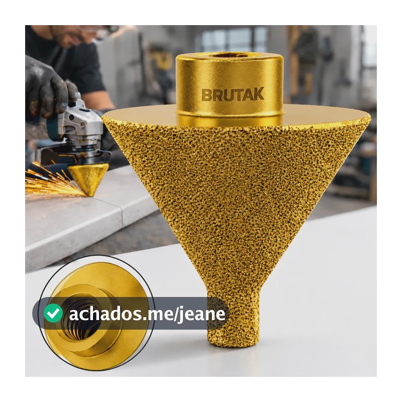 Broca Chanfro Diamantada M14 50mm Esmerilhadeira Lixadeira