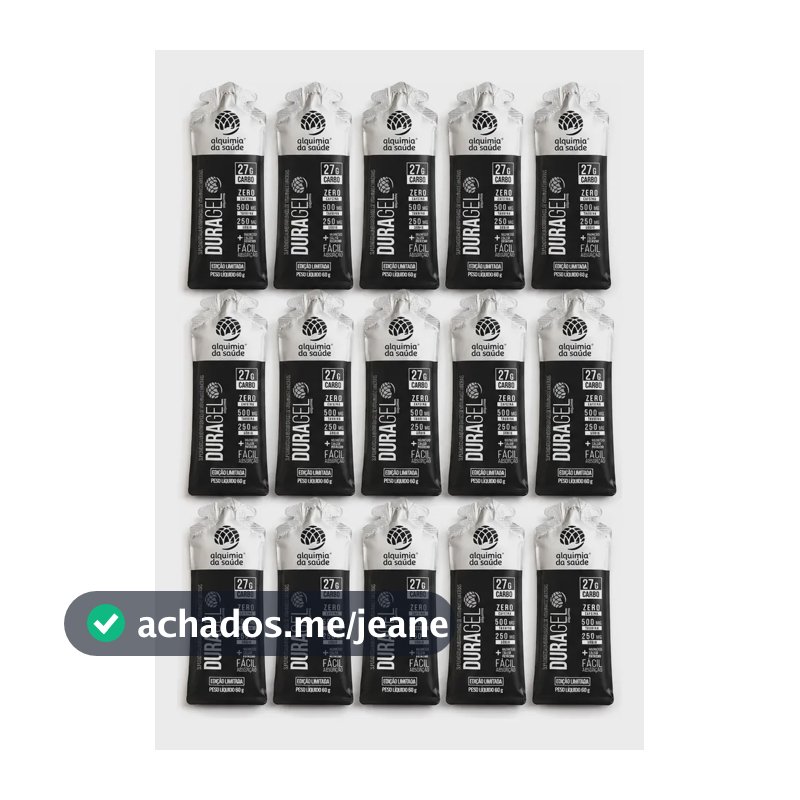 Duragel Alquimia Da Saúde Gel Carboidrato Neutro 15x60g 27g