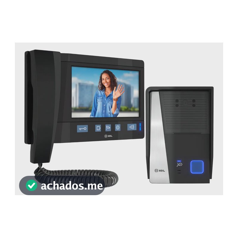 Vídeo Porteiro Eletrônico HDL Série Advance Tela 7" Câmera Noturna
