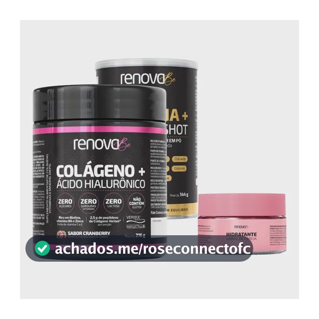 Colágeno Verisol E Creatina Monohidratada Renova Be Original