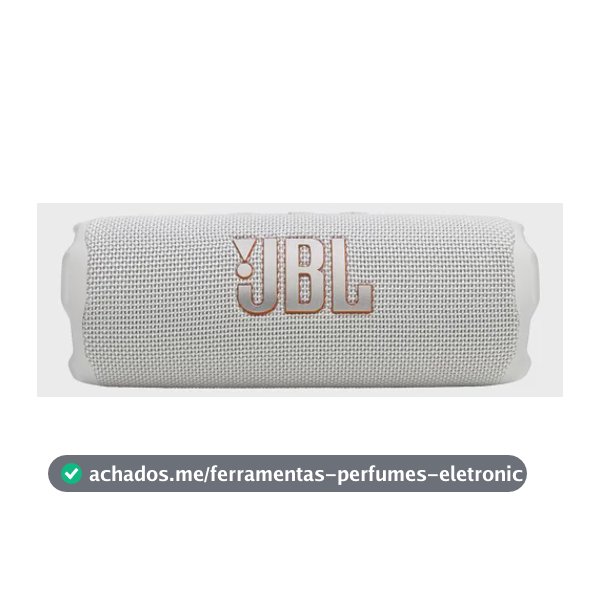 Caixa De Som Flip 7 Bluetooth Prova Dágua Branco Jbl Bivolt Branco