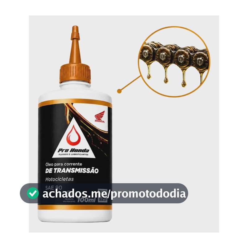 Óleo Corrente Transmissão Motocicletas Pro Honda Sae 90