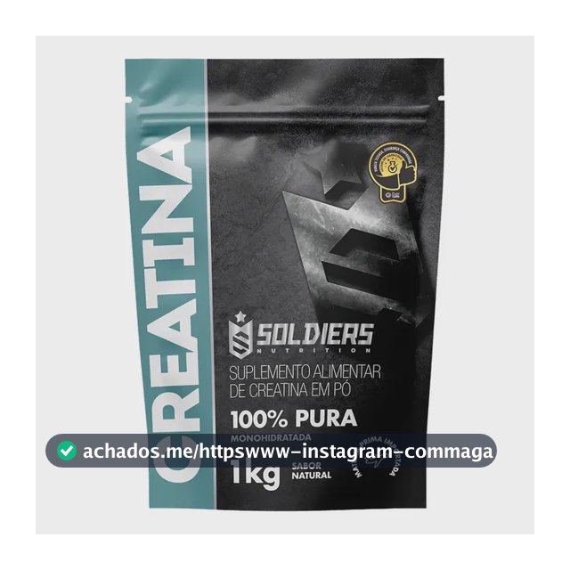 Creatina Soldiers Nutrition em pó Sem sabor x 1kg