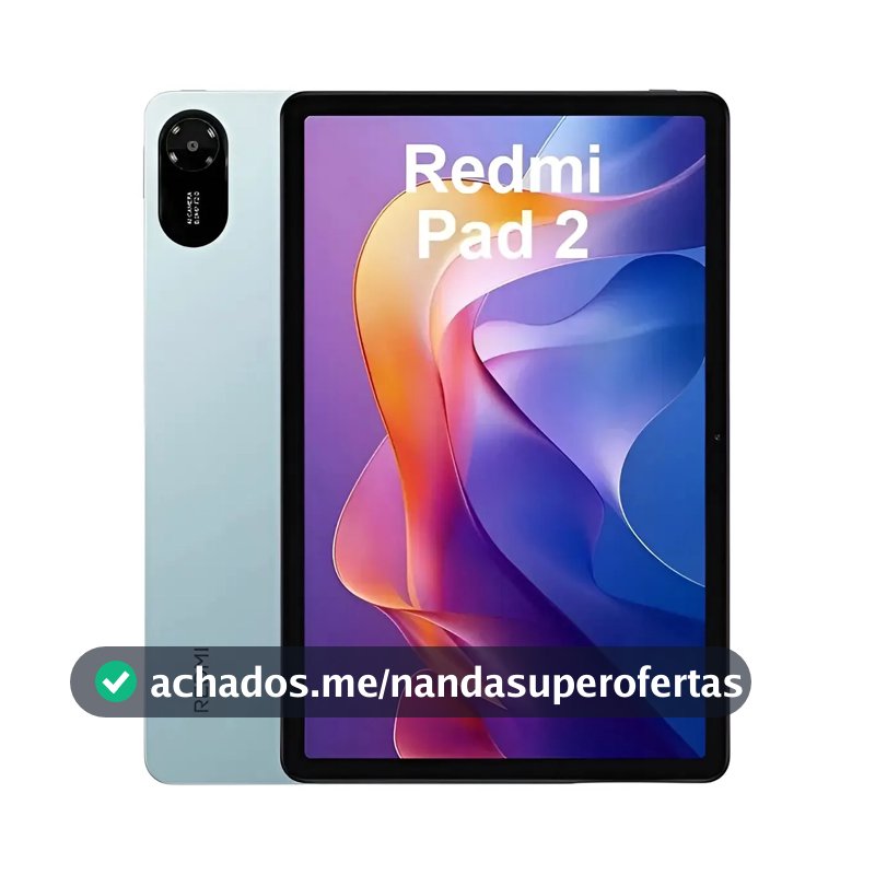 Tablet Xiaomi Redmi Pad 2 (256) - Versão Global Verde-menta