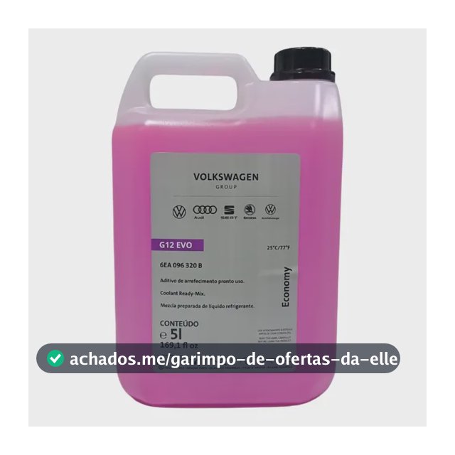 Líquido Refrigeração Aditivo Radiador Pronto Para Uso 5L Rosa Fúcsia