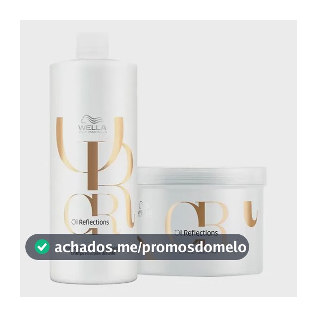 Kit Wella Professionals Oil Reflections Shampoo E Máscara
