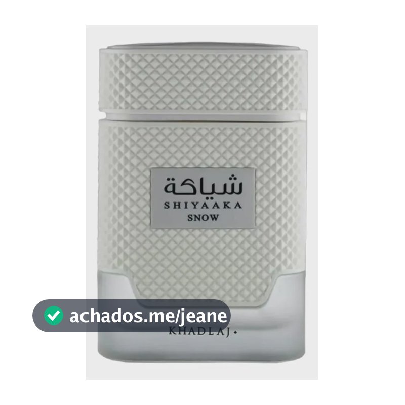 Perfume Árabe Khadlaj Shyaaka Snow Edp 100ml