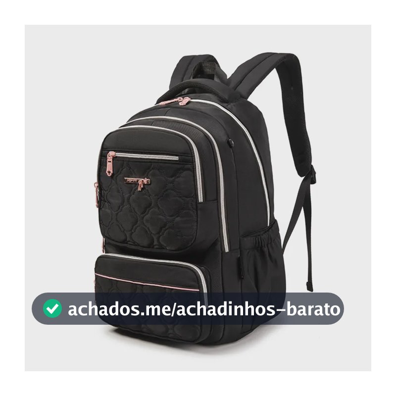 Mochila feminina, reforçada, impermeável, com capacidade para laptop, ideal para viagens diárias, ida à escola e deslocamentos de trabalho.