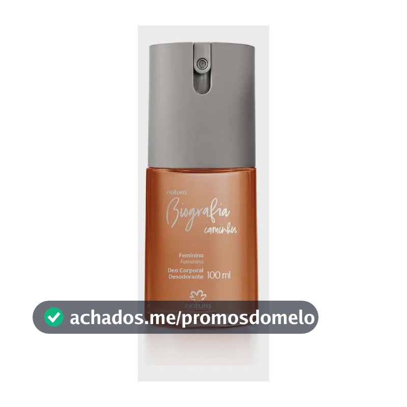 Natura Biografia Caminhos Feminino 100 Ml