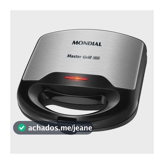 Sanduicheira Master Grill 750W S-20 Mondial