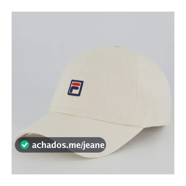 Boné Fila F-box Off White Ajustável Un