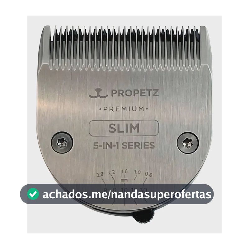 Lâmina De Tosa Slim Inox Regulável N8 A N30 Maquina Pro7 C-Series 5 em 1