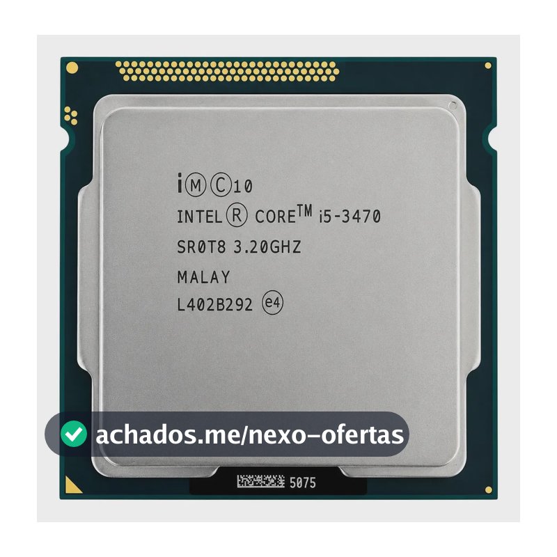 Processador Intel Core i5-3470 Quad Core 3.6GHz LGA1155 Gamer DDR3